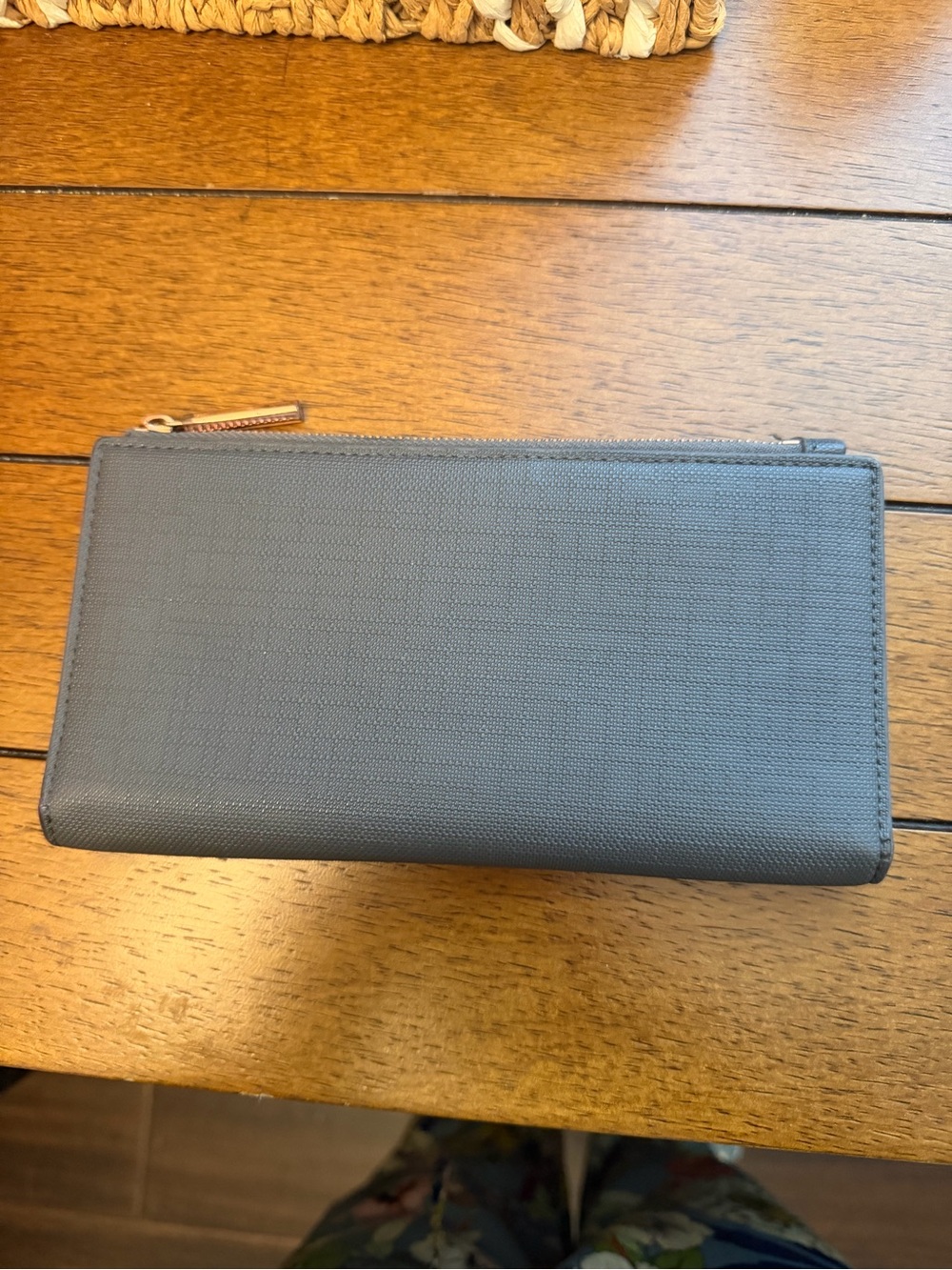 Dagne Dover Slim Wallet in Gray